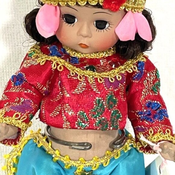 Madame Alexander restrung 8" Thailand doll with stand. - Picture 3 of 6